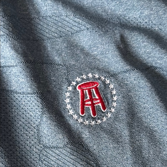 Light Blue Polo Shirt with Short Sleeves and Knit Fabric - Picture 2 of 3